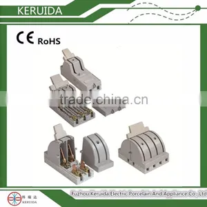 Double Throw 3 Pole 100A Porcelain Knife Switch thumbnail-3