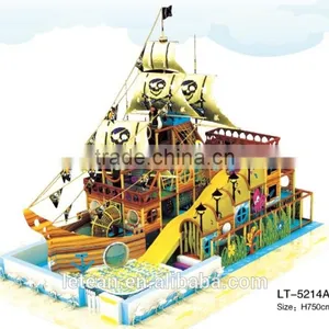 2015 New Pirate Ship Style Indoor Children Playground For Sale LT-0061C thumbnail-1