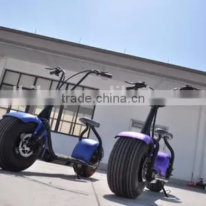 2017 1000W High Speed Lithium Battery Mobility Citycoco Electric Scooter With Bluetooth Speaker thumbnail-1