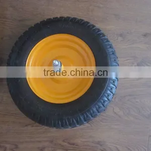 Rubber Wheel 4.00-8 With Steel/plastic Rim thumbnail-5