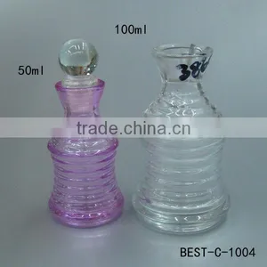 50ml 100ml Empty Reed Diffuser Glass Bottle Fragrance Pink Decorative Glass Bottle Reed Diffuser Stopper Wholesale Free Sample thumbnail-1