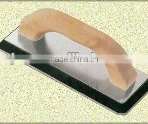 Wooden Handle Rubber Base Plastering Trowel thumbnail-1