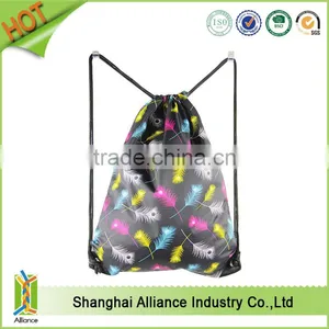 Promotion Drawstring String Bags White Color Polyester thumbnail-1