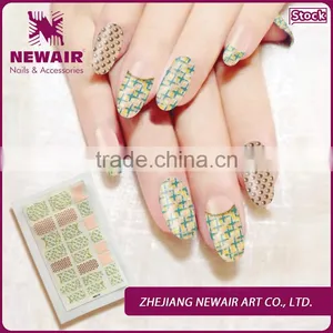 2016 Factory Cheap Nail Sticker Fashion Women Arts and Crafts Decal Korea Nail Sticker thumbnail-1