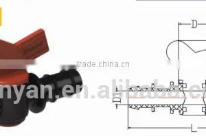 TY High Quality PP Compression Fittings IRRIGATION VALVE Eco-friendly Cheap Price Full Size Factory Price List Discount thumbnail-1