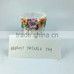 Mini Cement Flower Pot for Home and Garden Decorative thumbnail-2