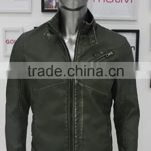 ALIKE pu Leather Jacket for Men Jacket Winter American Jacket thumbnail-1