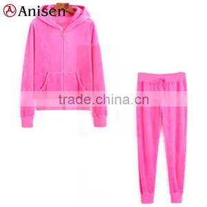 Oem Service Custom Women Hoodies Sports Suit Coat thumbnail-1