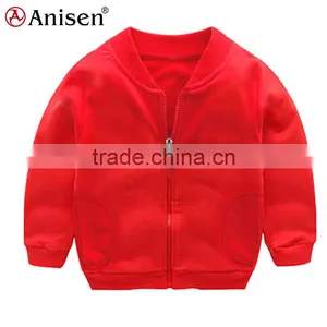 Wholesale Red Cheap Windproof Custom Kids Jacket thumbnail-1
