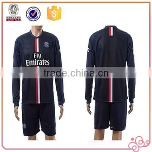 High Quality 100% Polyester Soccer Jersey,OEM Soccer Uniforms, Football Jersey thumbnail-1