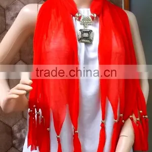 Indian Pendant Scarves,Jewel Scarves, Export Quality Scarves thumbnail-1