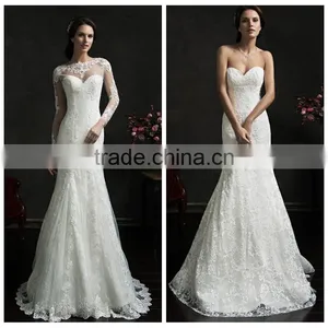 2014 Lace A-line Long Sleeves Muslim Bridal Wedding Dress thumbnail-1