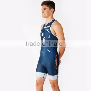 Kroad Triathlon Padded Quick Dry Sleeveless Swimming Running Cycling Tri Suit thumbnail-3