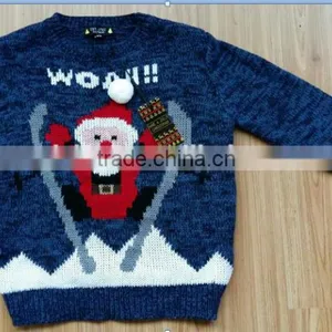 High Quality Unisex Knitted Christmas Sweaters Ugly Christmas Pull Over Sweaters (BKNB20) thumbnail-1
