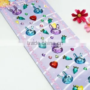 Bling Bling Metal Stone Crystal Diamond Sticker Sheet thumbnail-3