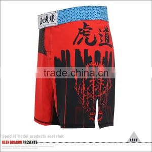 High Quality Mens Kick Boxing Shorts Popular Sublimated Mma Shorts thumbnail-3