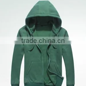 2017 Good Quality Professional Wholesale Custom Fleece Zipper Pocket Hoodies thumbnail-1
