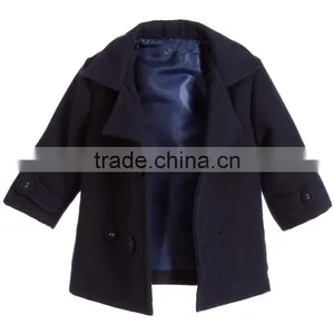 2016 Chinldren High Quality Black Thick Paint Coat Kids Fashion Coat for Winter thumbnail-4