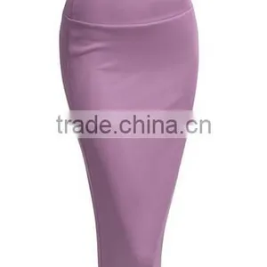 Fashion Lightweight Stretchy Fabric Elastic Waist Band Pencil Skirt for Woman thumbnail-1