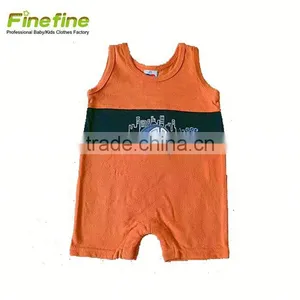 Hot Sale 100% Cotton Lace Baby Romper thumbnail-4