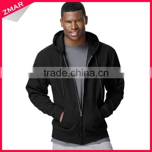 Latest Design Custom Zip Up Cheap Price Fashion Men's Clothing Bulk Plain Hoodies thumbnail-1