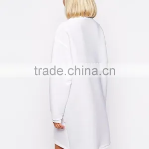 The Laden Showroom X Renee London Textured Rib Sweatshirt Dress thumbnail-2