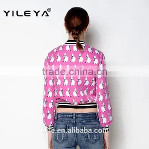 Latest Autumn Crop Style Causal Fashionable Jackets Women 2015 thumbnail-5