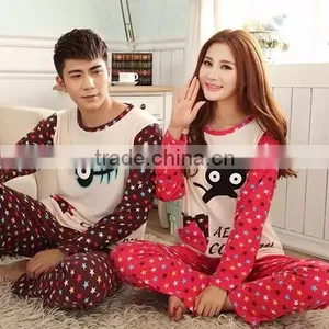 2015 High Quality Knitted Couple Pajama thumbnail-2