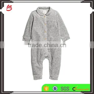 Velour Soft Cotton Blend Sleep Jumpsuit One Piece for Kids thumbnail-1
