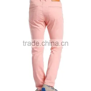 Cheap Price Pink Color Latest Pants Style Long Man Trousers thumbnail-4