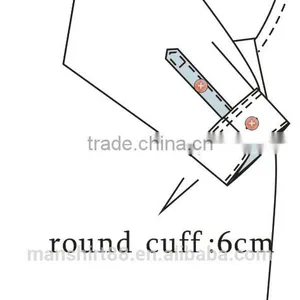 Custom Model Long Sleeve Turn up Collar Bespoke Man Shirt thumbnail-3