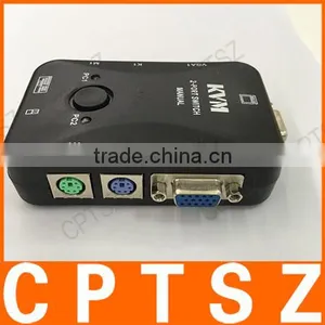 2017 New PS/2 200 MHz Plastic 2 Port KVM Switch thumbnail-1