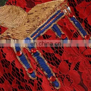 High Quality Midi Lace Dress, Oem Women Clothing Factory Dress thumbnail-6