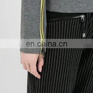 China Supplier Wholesale Clothing Ladies Crewneck Long Sleeve Zipper Cuff Sweatshirt/ Woman Clothing thumbnail-4
