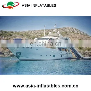 Inflatable Water Slide Boat Yacht, Inflatable Yacht Slide For Baot thumbnail-1
