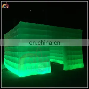 White Inflatable Bubble Tent ,inflatable Air Tent , Inflatable Cube Tent for Sale thumbnail-1