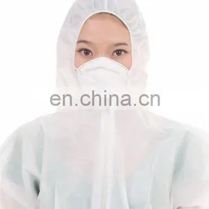 Disposable Non-woven PP Coverall With Elastic Wrists thumbnail-6