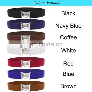 Grace Karin Women Ladies Girls Metal 1.5" Stretchy Elastic Waist Belt Waistband CL010486 thumbnail-6