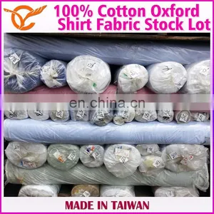 Taiwan Wholesale Gingham Oxford Fabric Stock Lot thumbnail-6
