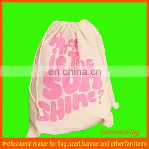 Wholesale Digital Drawstring Canvas Bag thumbnail-1