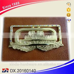 Fashion Fancy Letter Jeans PU Main Labels With Brand Name thumbnail-1