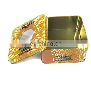 Popular Perfume Watch Tin Box With Window thumbnail-1