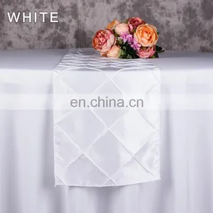 Taffeta Dinner Table Runner for Wedding Banquet Decoration thumbnail-2