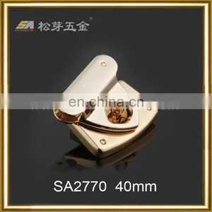 2016 Fashion Classic Metal Turn Lock For Bag Accessories, Custom Twist Clip Lock thumbnail-2