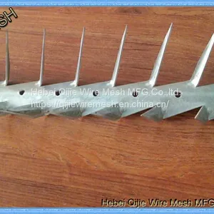 Hot Dipped Galvanized and PVC Coated Black Medium Wall Spikes thumbnail-4