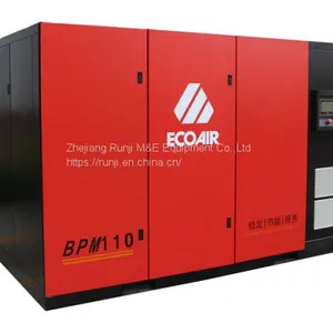 ECCOAIR Two-Stage PM VFD Screw Air Compressor Of BPM110 thumbnail-1