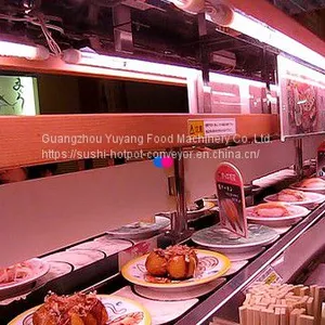 Sushi Restaurant Rotary Delivery System - Manufacturer: Michaeldeng@gdyuyang.com thumbnail-3