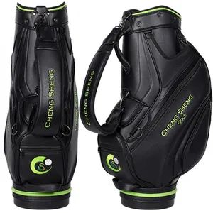 Customized Black PU Golf Staff Bag thumbnail-1