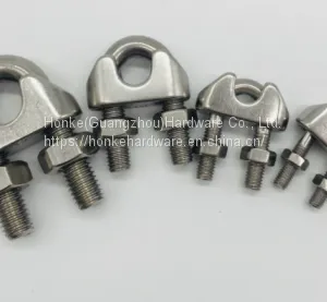 Electro Galvanized Malleable Clamp Hks260 High Polished Wire Rope Clip thumbnail-2