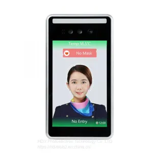 Wall-Mounted Quick Identity Verification Attendance Record Function Human Body Temperature Measurement Camera thumbnail-2